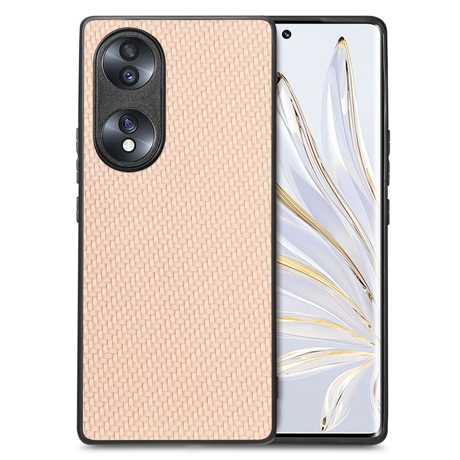 Anti-drop Phone Case For Honor 70 5G Carbon Fiber Texture Anti-scratch Mobile Phone Cover Anti-drop Phone Case For Honor 70 5G Carbon Fiber Texture Anti-scratch Mobile Phone Cover